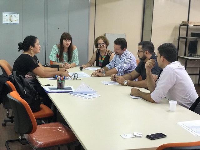 Presidente do IPPUR em reunião com técnicos em Belém